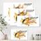 Designart - Robin Bird and Autumn Flowers - Traditional Canvas Wall Art Print